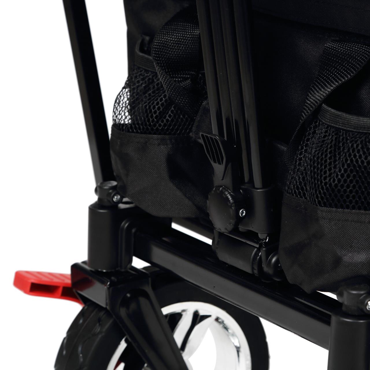 Rucní vozík FUXTEC FX-CT500 v edici "VfB Stuttgart" se slunecní stríškou