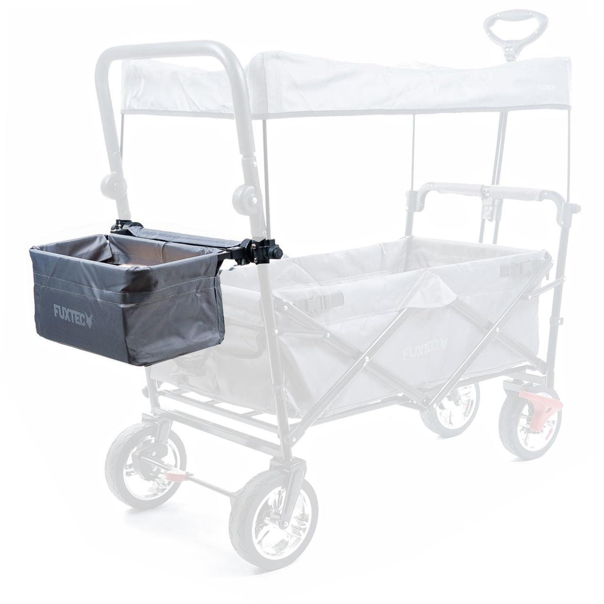 Bild 1 Hecktasche GRAU für Bollerwagen CT-700/CT-800/CTB800