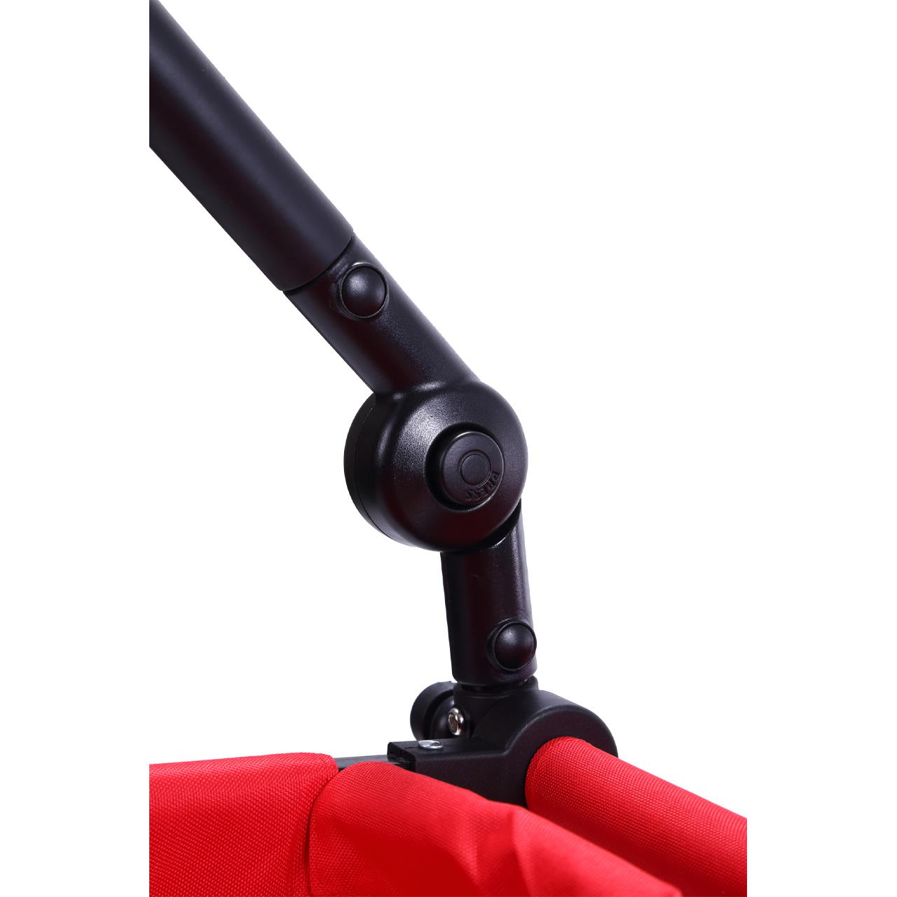 Rucní vozík FUXTEC FX-CT700 se slunecní stríškou chránenou proti UV zárení a prídavnou rukojetí na tlacení