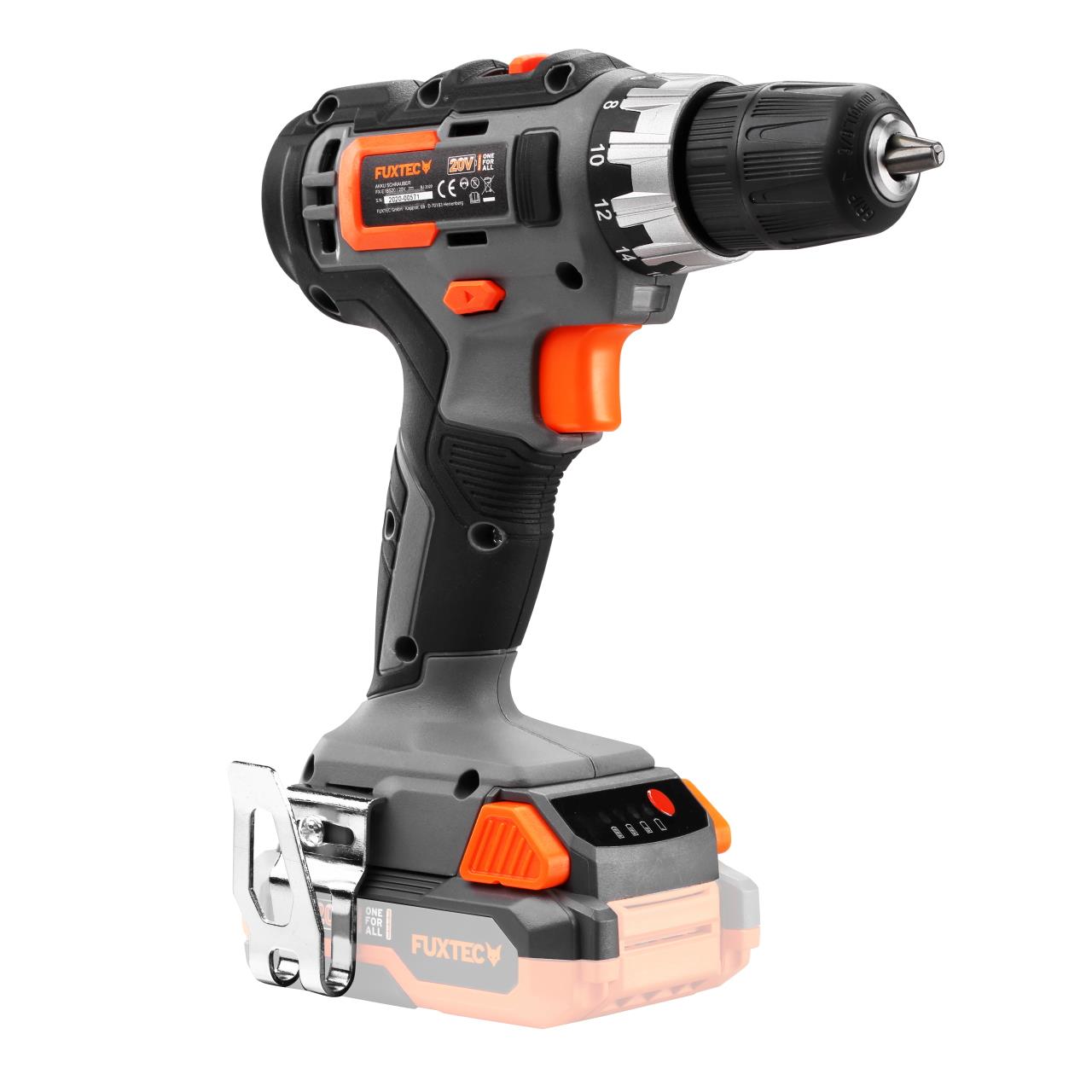 Akumulátorový šroubovák FUXTEC 20V FX-E1BS20 SET s 2 x akumulátorem 2Ah, 1 x nabíjeckou 1A