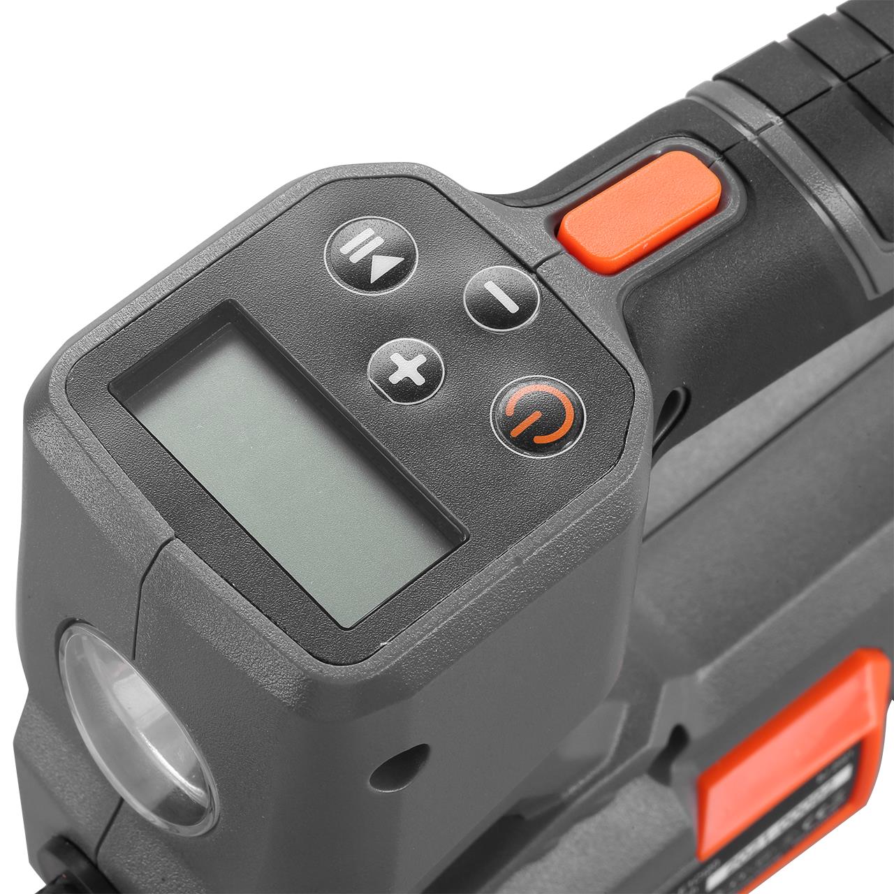 20V bateriový kompresor FUXTEC FX-E1CI20 SET s 1 x baterií 2Ah, 1 x nabíjeckou 1A