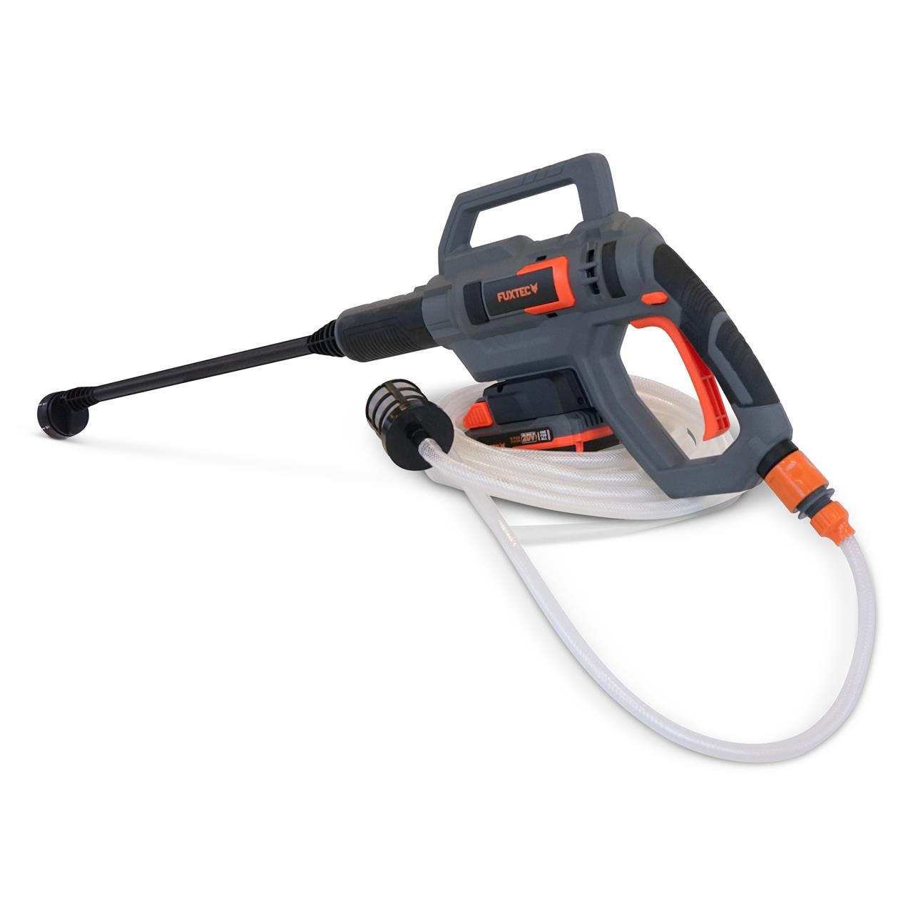 Akumulátorový vysokotlaký cistic FUXTEC 20V FX-E1HDR20 SET s 1 x akumulátorem 2Ah, 1 x nabíjeckou 1A