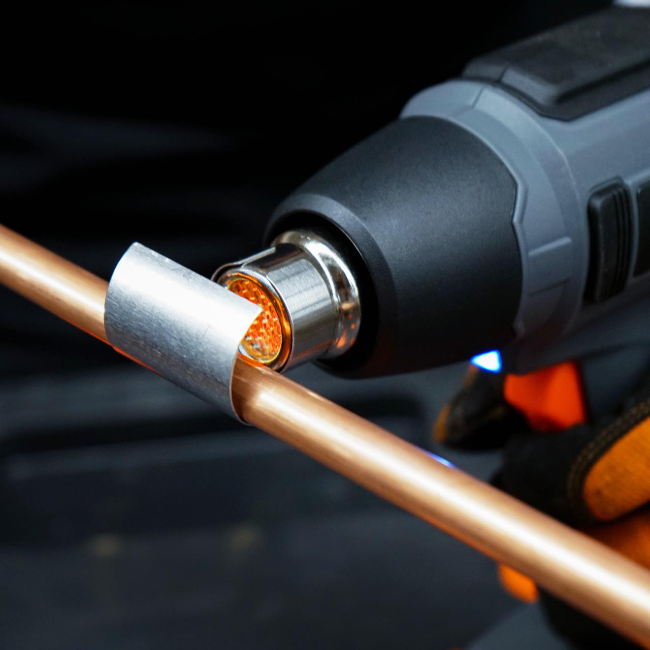 Akumulátorová horkovzdušná pistole FUXTEC 20V FX-E1HLP20 bez akumulátoru, bez nabíjecky