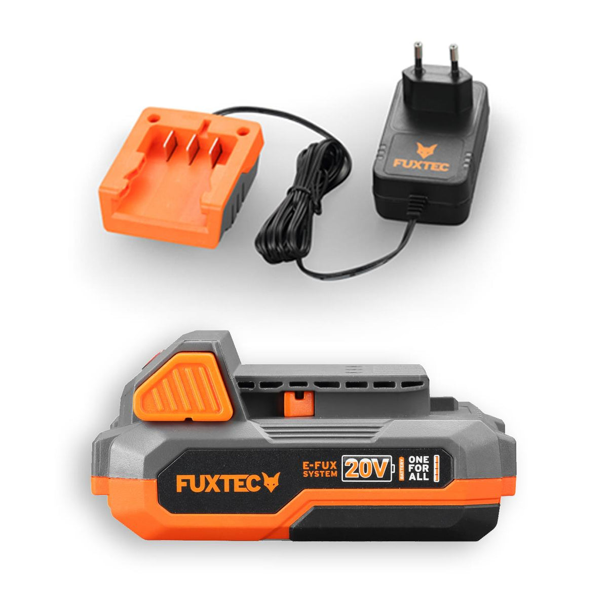 Bild 1 FUXTEC 20V Akku Heckenscheren FX-E1HS20 SET mit 1 x Akku 2Ah, 1 x Ladegerät 1A