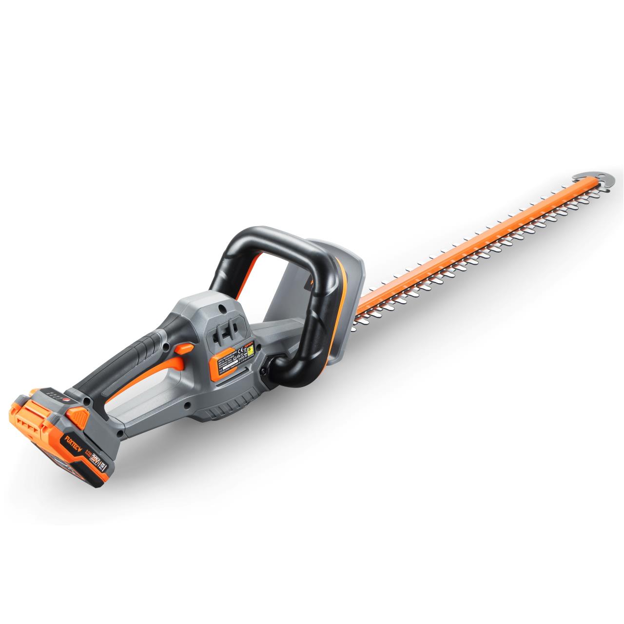 Akumulátorové nužky na živý plot FUXTEC 20V FX-E1HS20 SET s 1 x akumulátorem 2Ah, 1 x nabíjeckou 1A