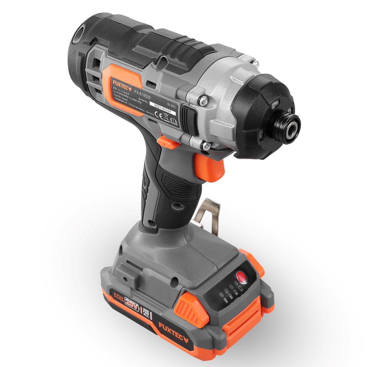 Akumulátorová príklepová vrtacka FUXTEC 20V FX-E1IS20 SET s 1 x akumulátorem 2Ah, 1 x nabíjeckou 1A