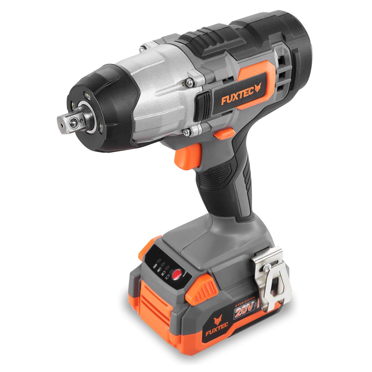 Akumulátorový rázový utahovák FUXTEC 20V FX-E1IW20 SET s 1 x akumulátorem 4Ah, 1 x nabíjeckou 1A