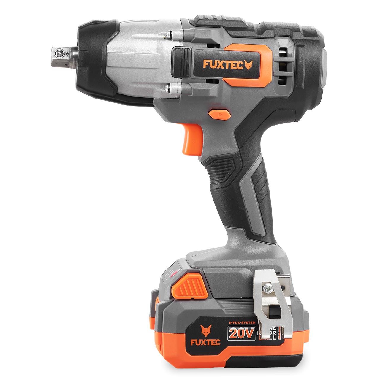 Akumulátorový rázový utahovák FUXTEC 20V FX-E1IW20 SET s 1 x akumulátorem 4Ah, 1 x nabíjeckou 1A