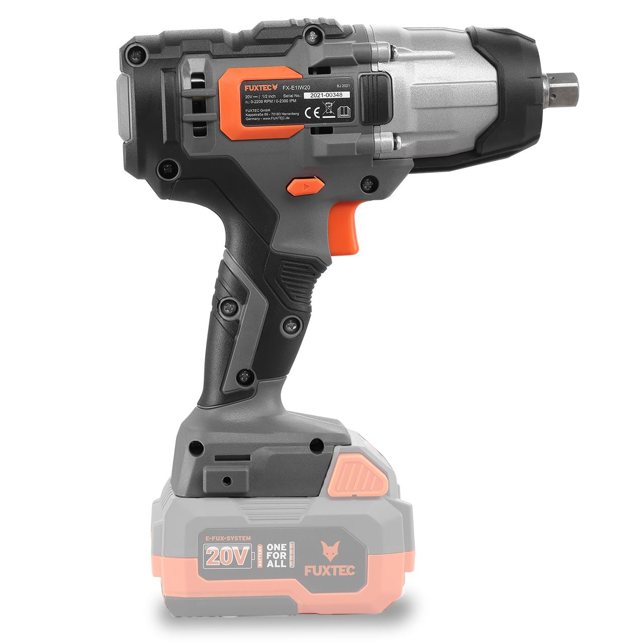 Akumulátorový rázový utahovák FUXTEC 20V FX-E1IW20 bez akumulátoru, bez nabíjecky
