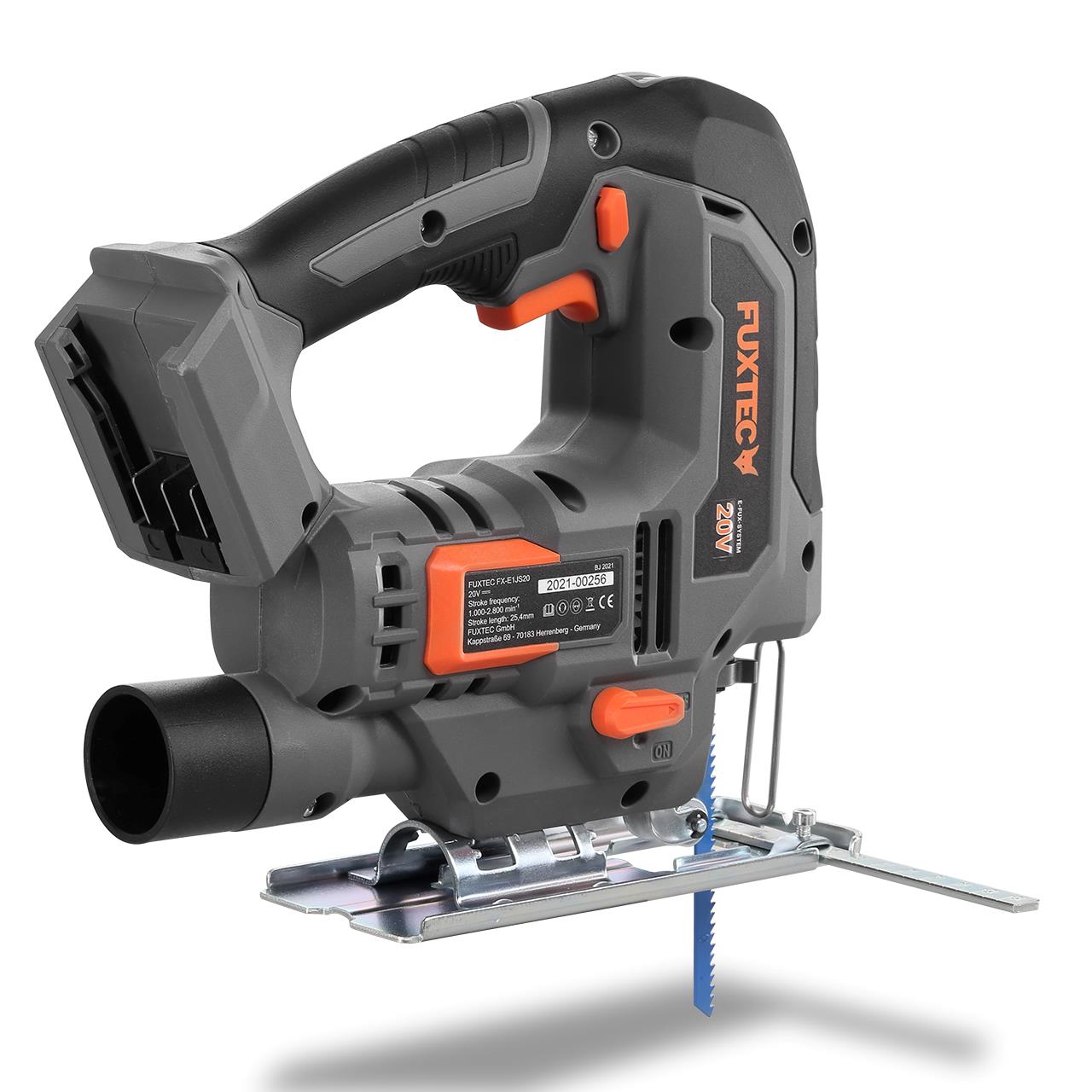 Akumulátorová prímocará pila FUXTEC 20V FX-E1JS20 SET s 1 x akumulátorem 2Ah, 1 x nabíjeckou 1A