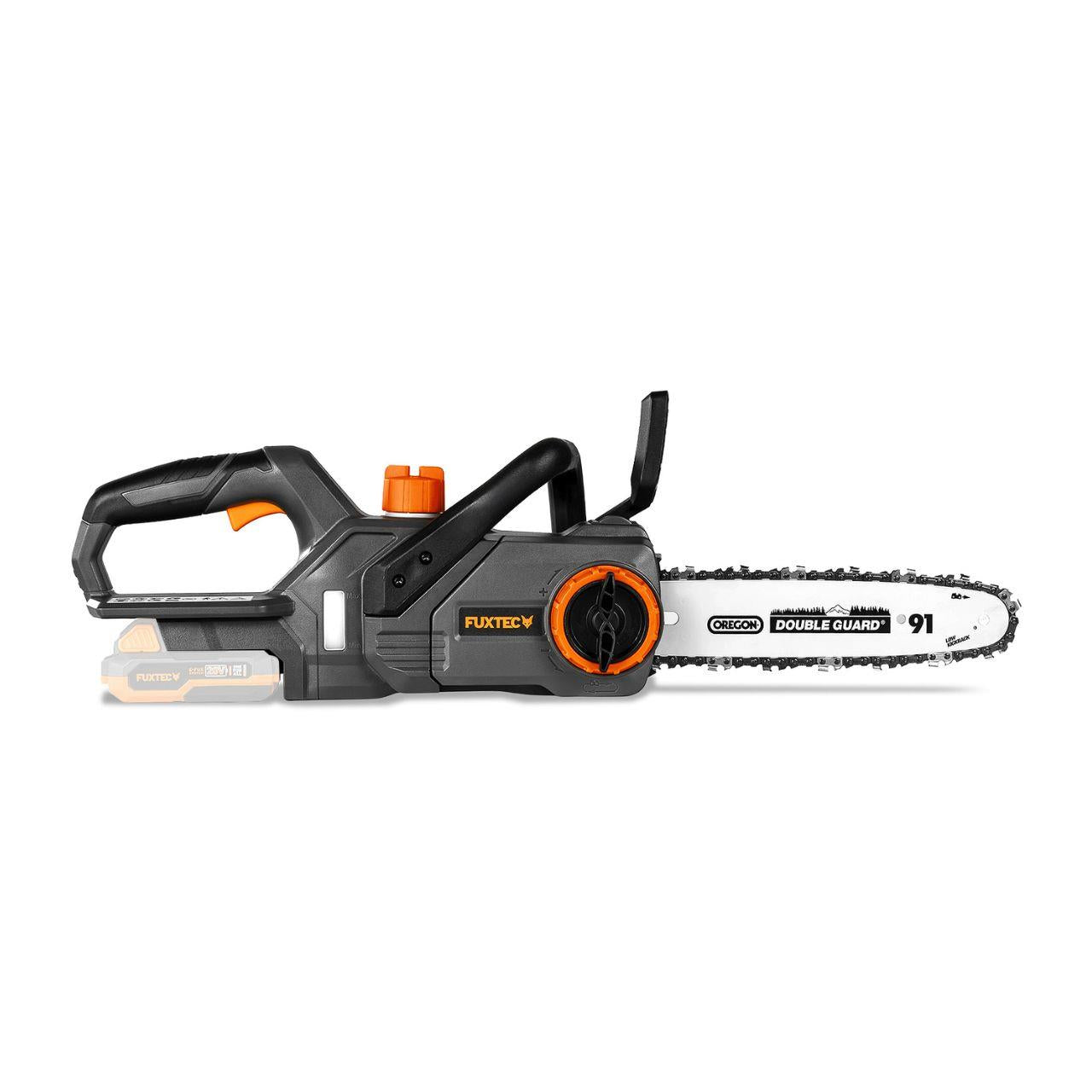Akumulátorová retezová pila FUXTEC 20V FX-E1KS20 bez akumulátoru, bez nabíjecky