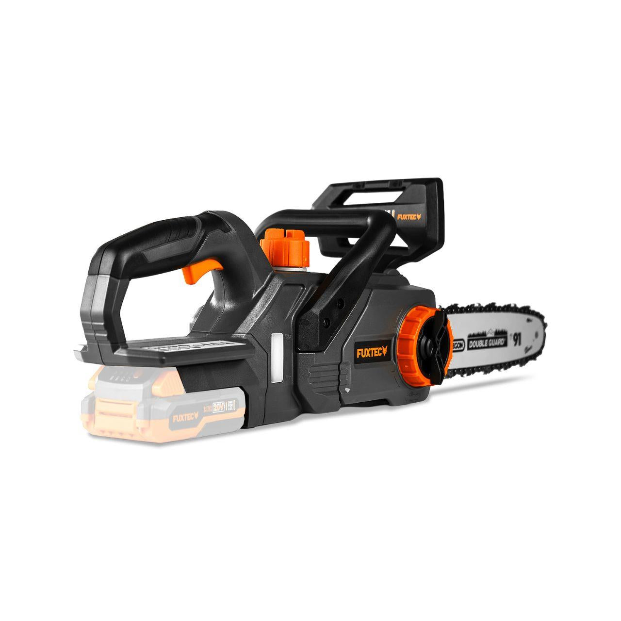 Akumulátorová retezová pila FUXTEC 20V FX-E1KS20 bez akumulátoru, bez nabíjecky