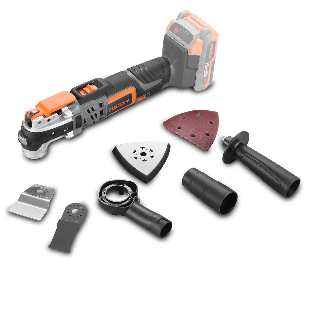 Akumulátorové multifunkcní náradí FUXTEC 20V FX-E1MT20 bez akumulátoru, bez nabíjecky