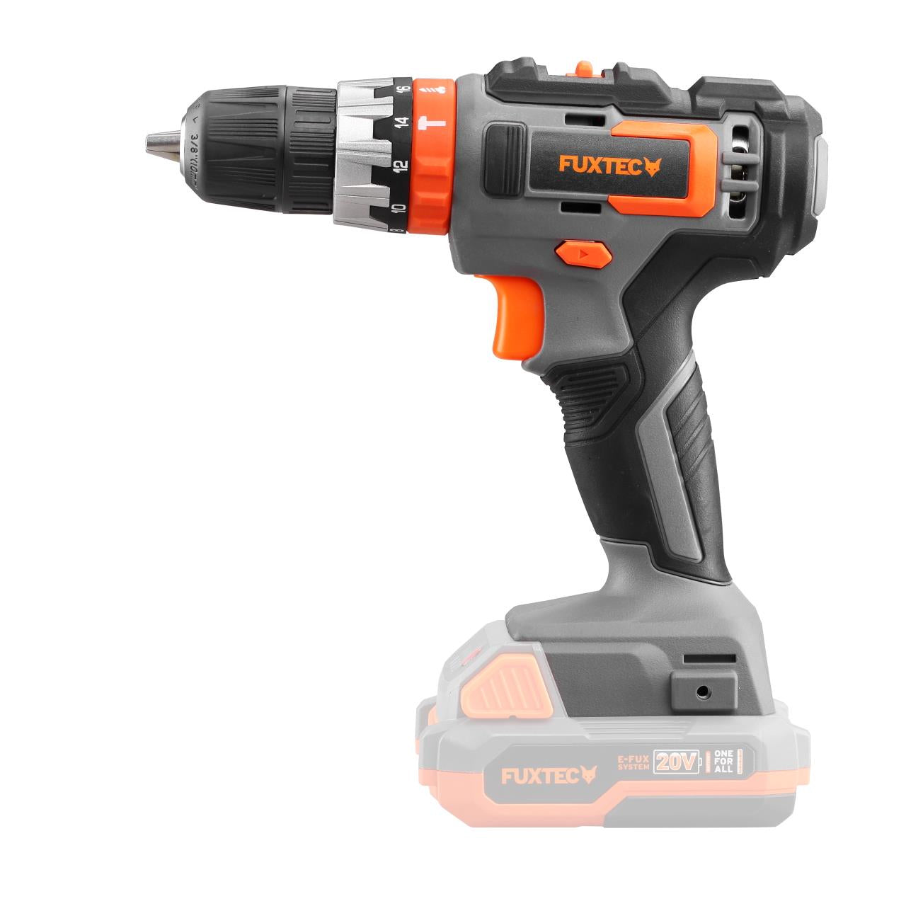 Akumulátorová príklepová vrtacka FUXTEC 20V FX-E1SBS20 SET s 2 x akumulátorem 2Ah, 1 x nabíjeckou 1A