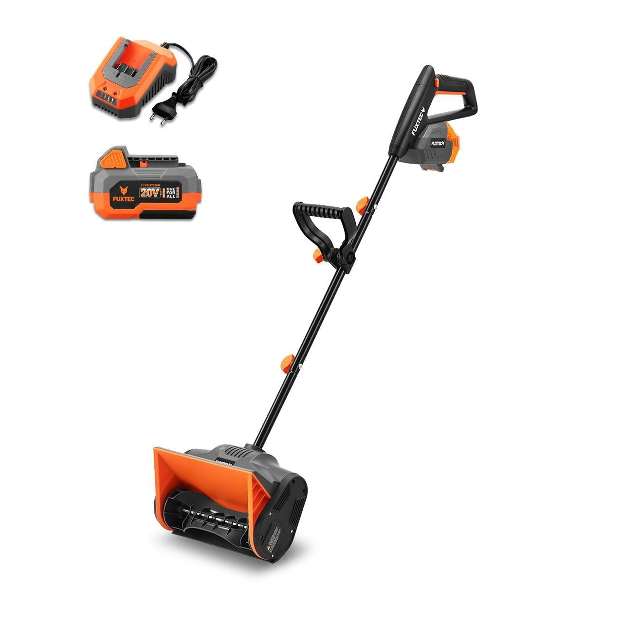Akumulátorová snehová fréza FUXTEC FX-E1SCH20SET vcetne baterie a nabíjecky