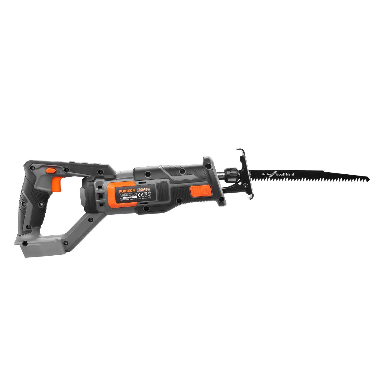 Akumulátorová prímocará pila FUXTEC 20V FX-E1SS20 SET s 1 x akumulátorem 2Ah, 1 x nabíjeckou 2,4A