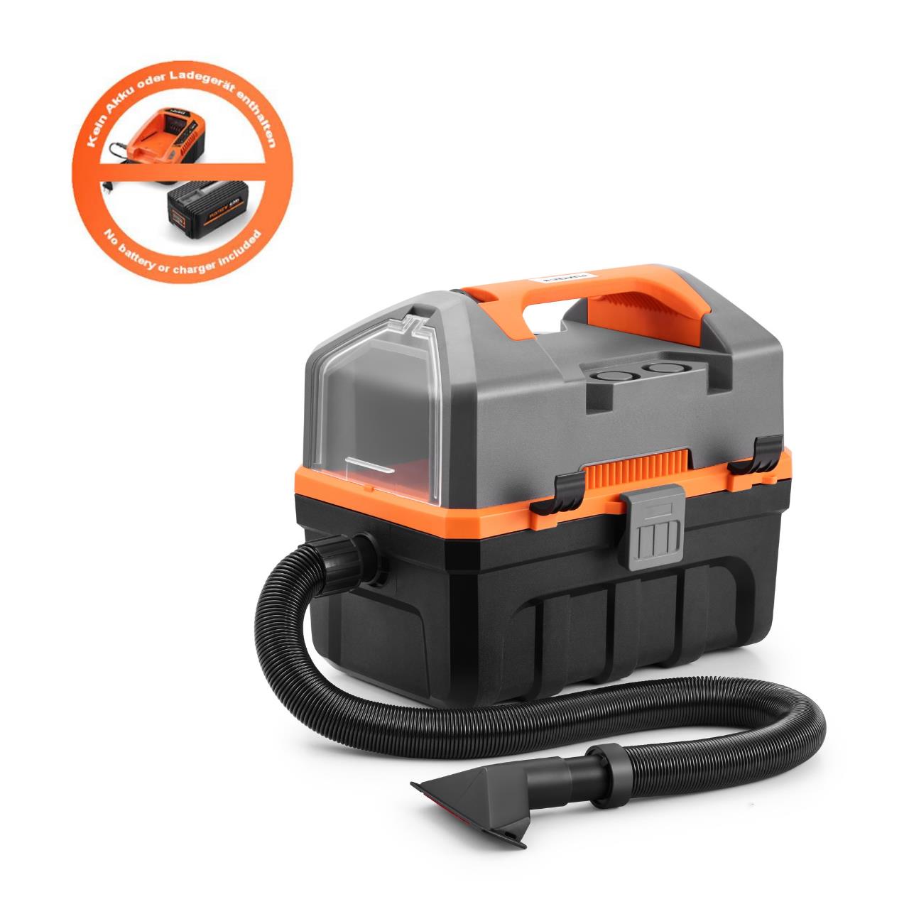 Akumulátorový mokro-suchý vysavac FUXTEC bez baterie, bez nabíjecky FX-E1VC20