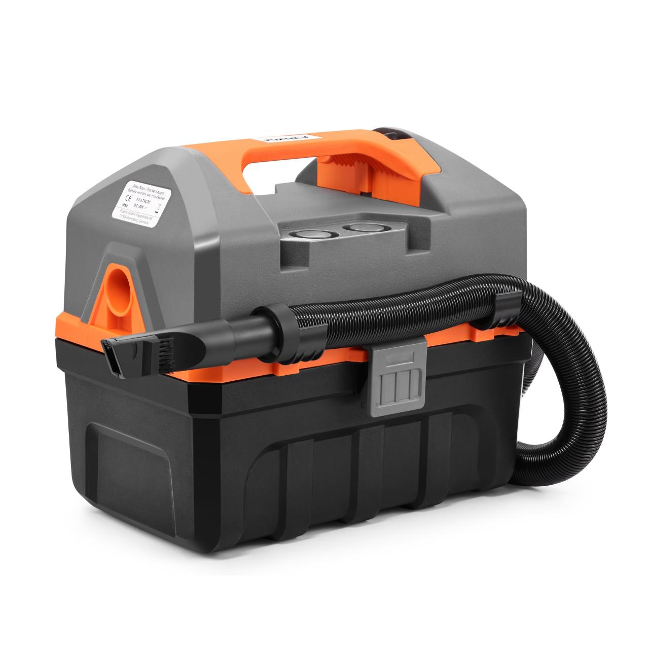 Akumulátorový mokro-suchý vysavac FUXTEC bez baterie, bez nabíjecky FX-E1VC20