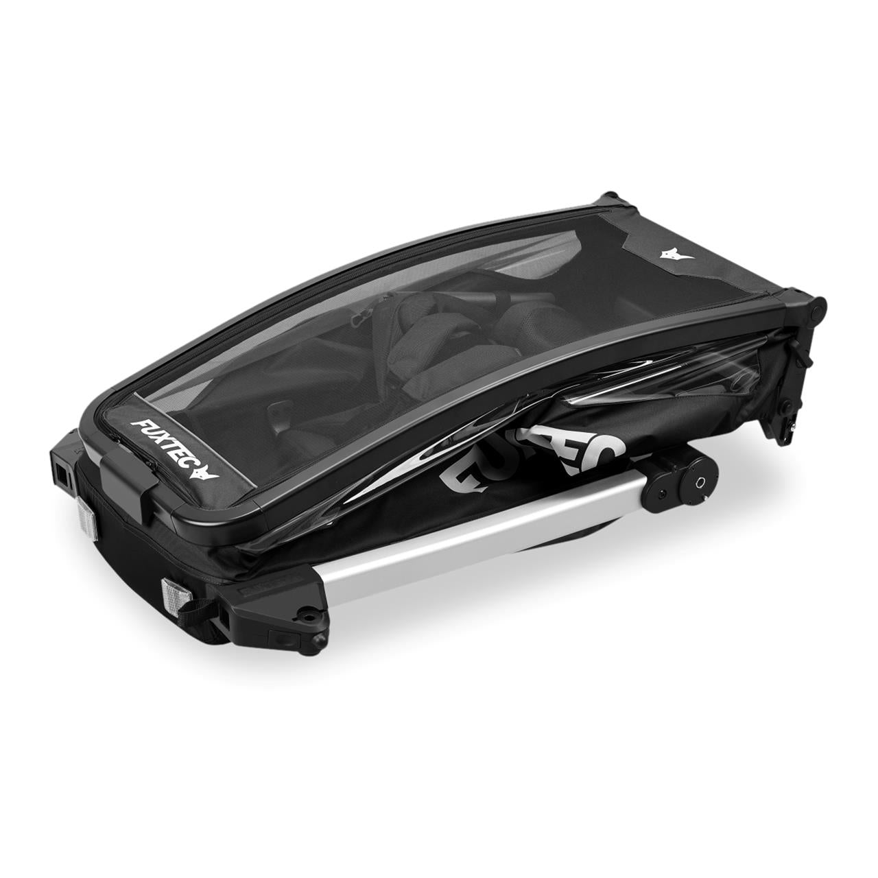 Príves za jízdní kolo FUXTEC FX-FA1S cerný s jogger koleckem