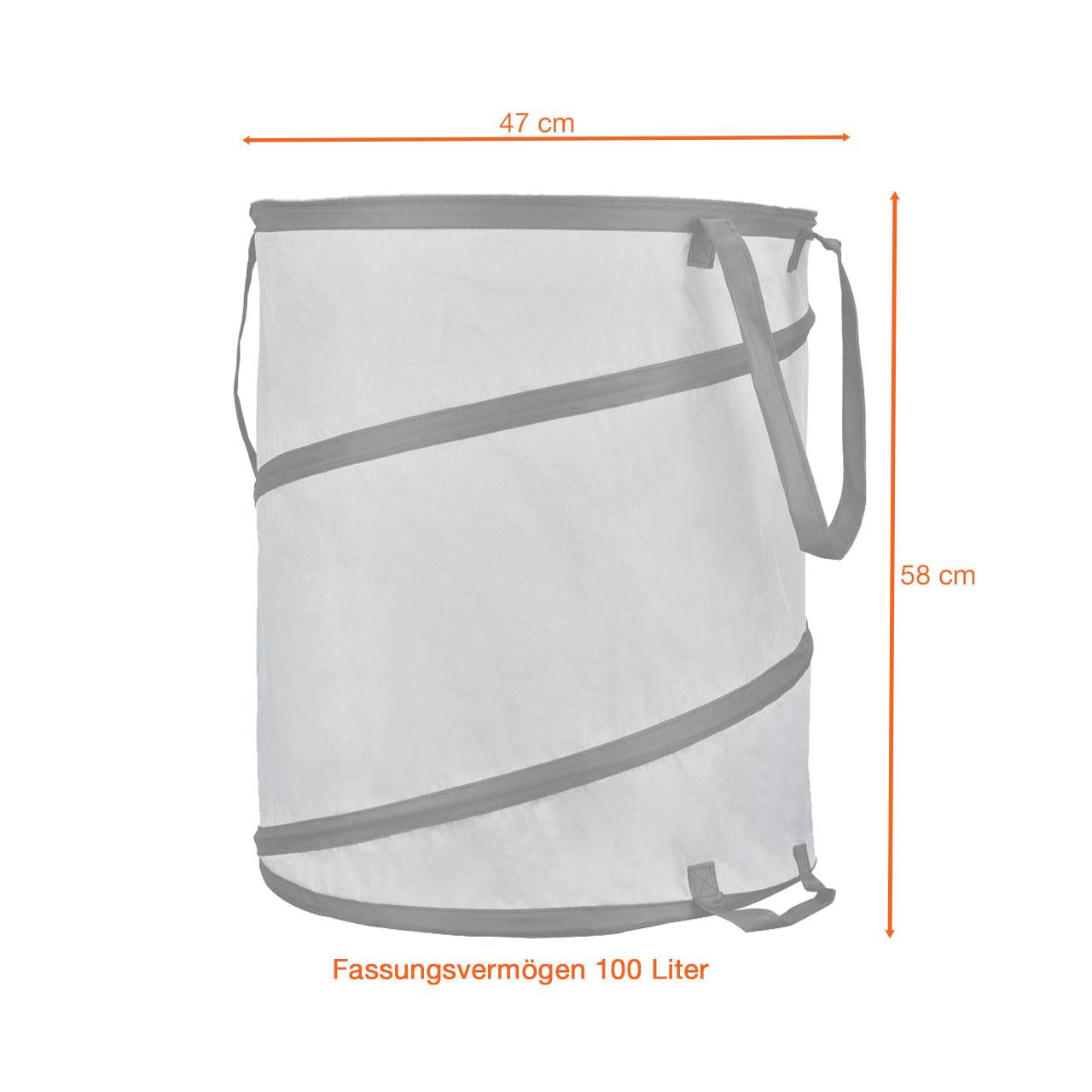 Koš na zahradní odpad FUXTEC FX-GB100 sada 3 kusu