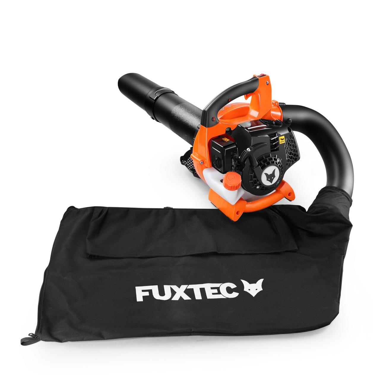 FUXTEC FX-LBS126 4v1 vysavac listí, foukac listí, drtic listí vcetne dvou foukacích trubek