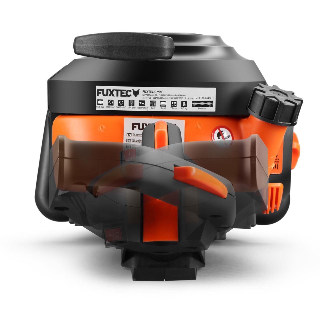 Profesionální nužky na živý plot FUXTEC FX-MHP126 s nožem XXL