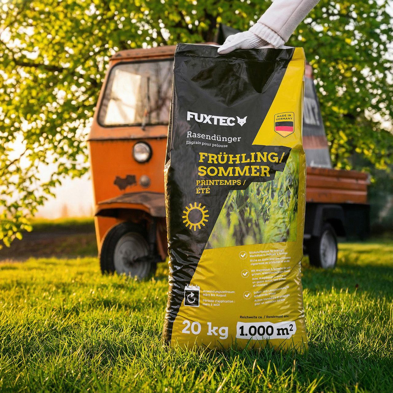 FUXTEC hnojivo na trávník jaro/léto FX-RDFS 20 kg na 1000 m2