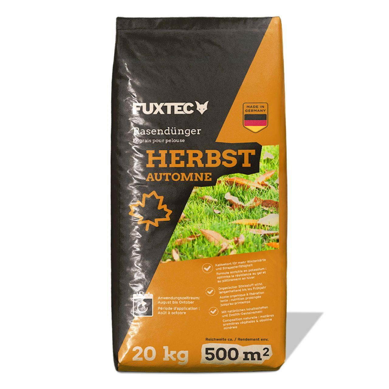 Podzimní hnojivo FUXTEC FX-RDH20 20 kg na 500 m²