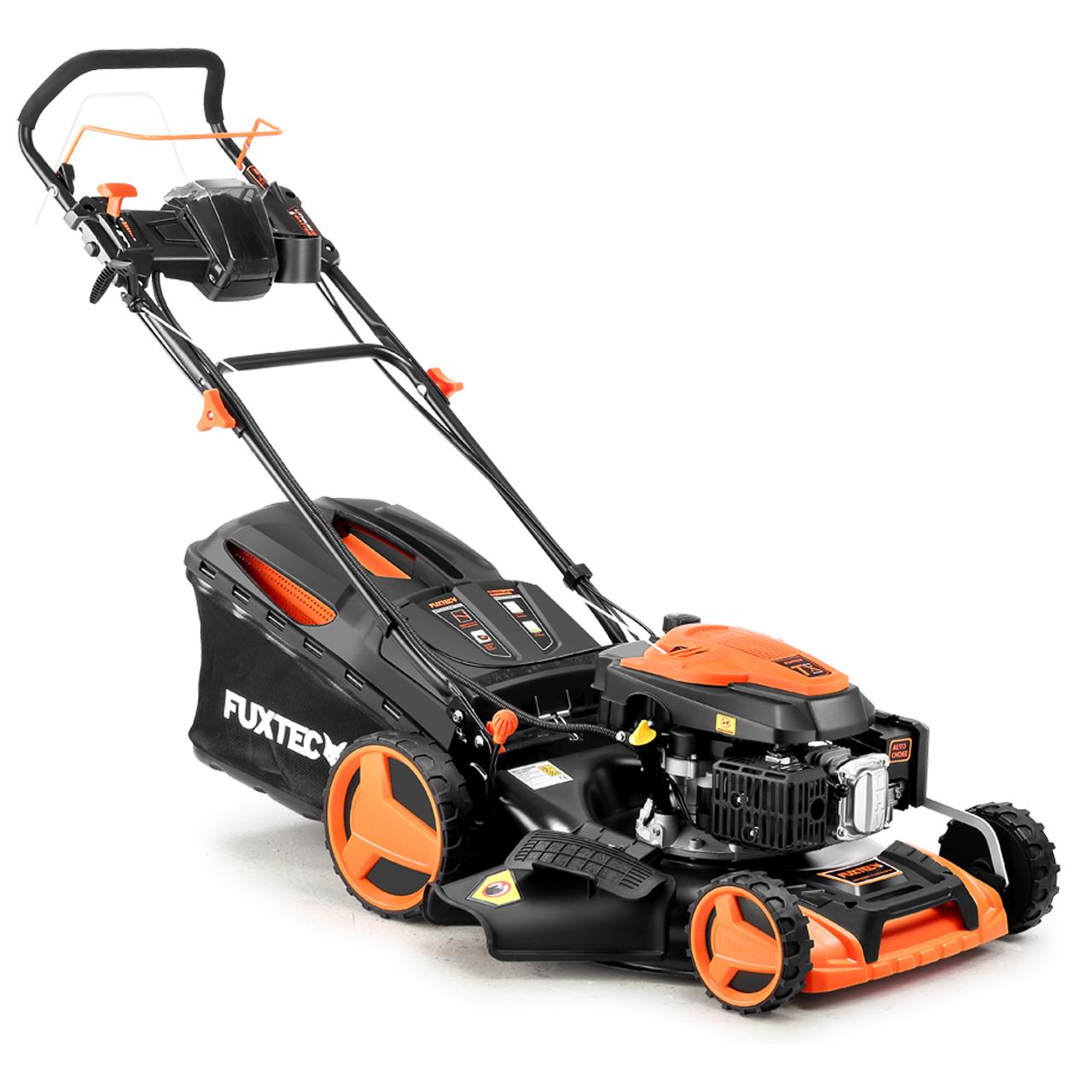 Bild 1 Benzin Rasenmäher FX-RM5196eS-PRO mit E-Start und regulierbarem Selbstantrieb