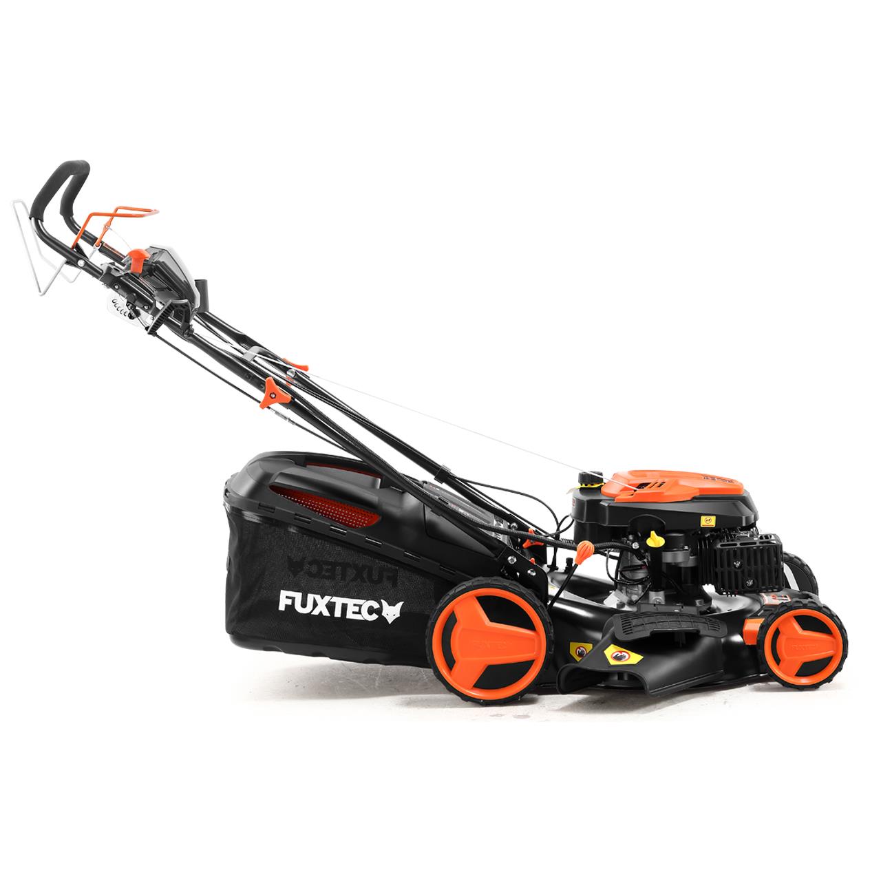 Bild 1 Benzin Rasenmäher FX-RM5196eS-PRO mit E-Start und regulierbarem Selbstantrieb