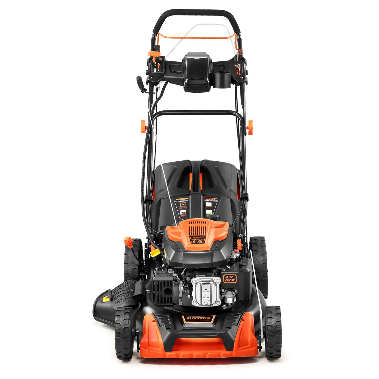 Bild 1 Benzin Rasenmäher FX-RM5196eS-PRO mit E-Start und regulierbarem Selbstantrieb