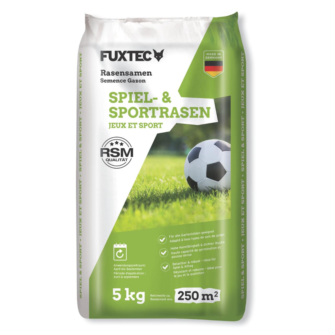 Trávníkové osivo FUXTEC FX-RSSP5 5kg hrací a sportovní trávník