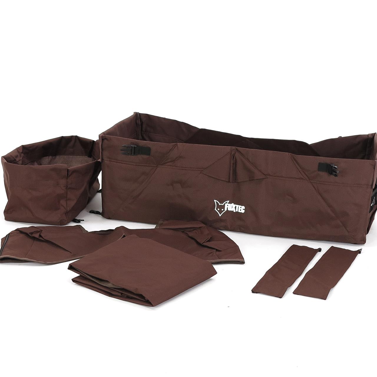 Látkový potah rucního vozíku v hnedé barve CT-500