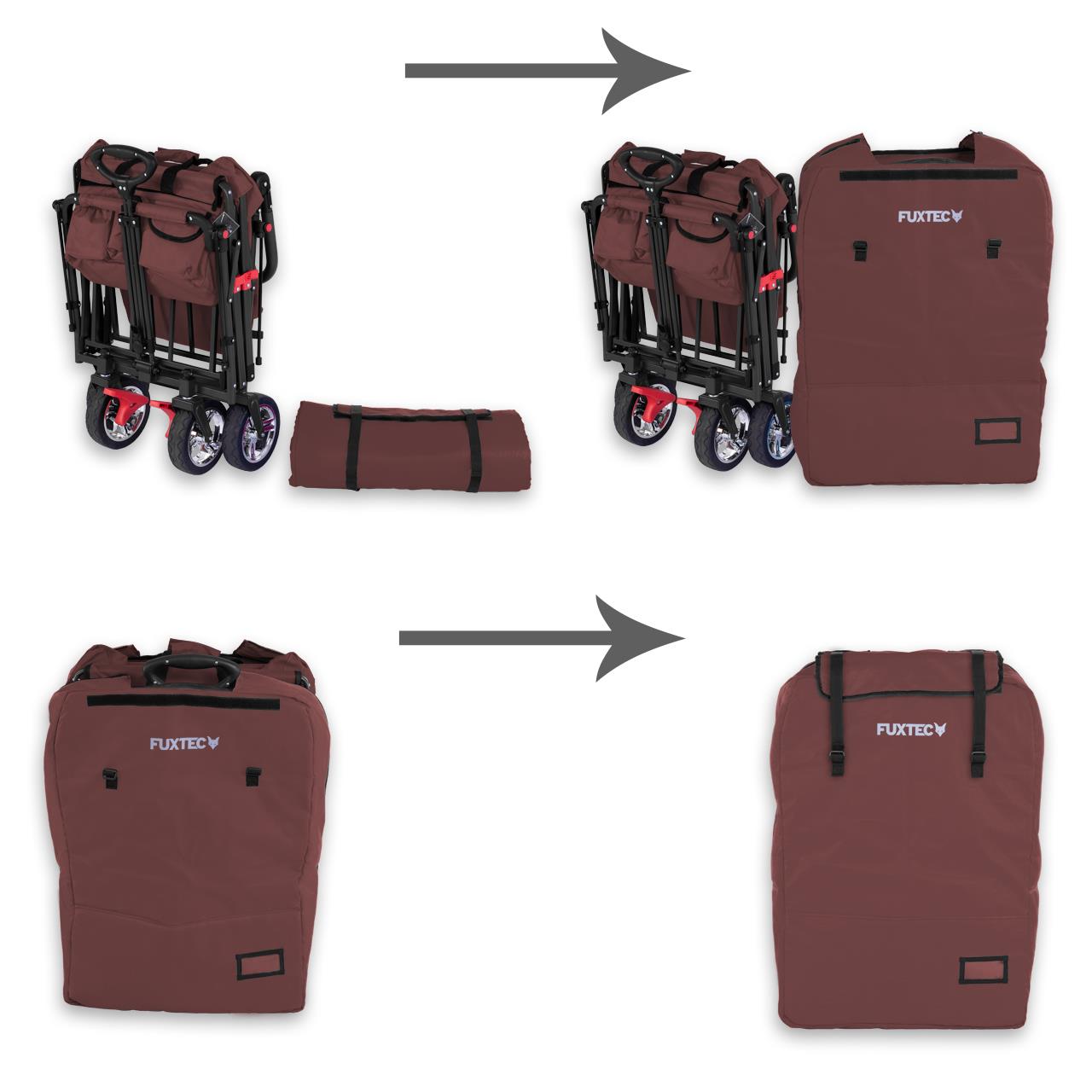 Polstrovaná prepravní taška FX-CT700 & FX-CT800 Brown