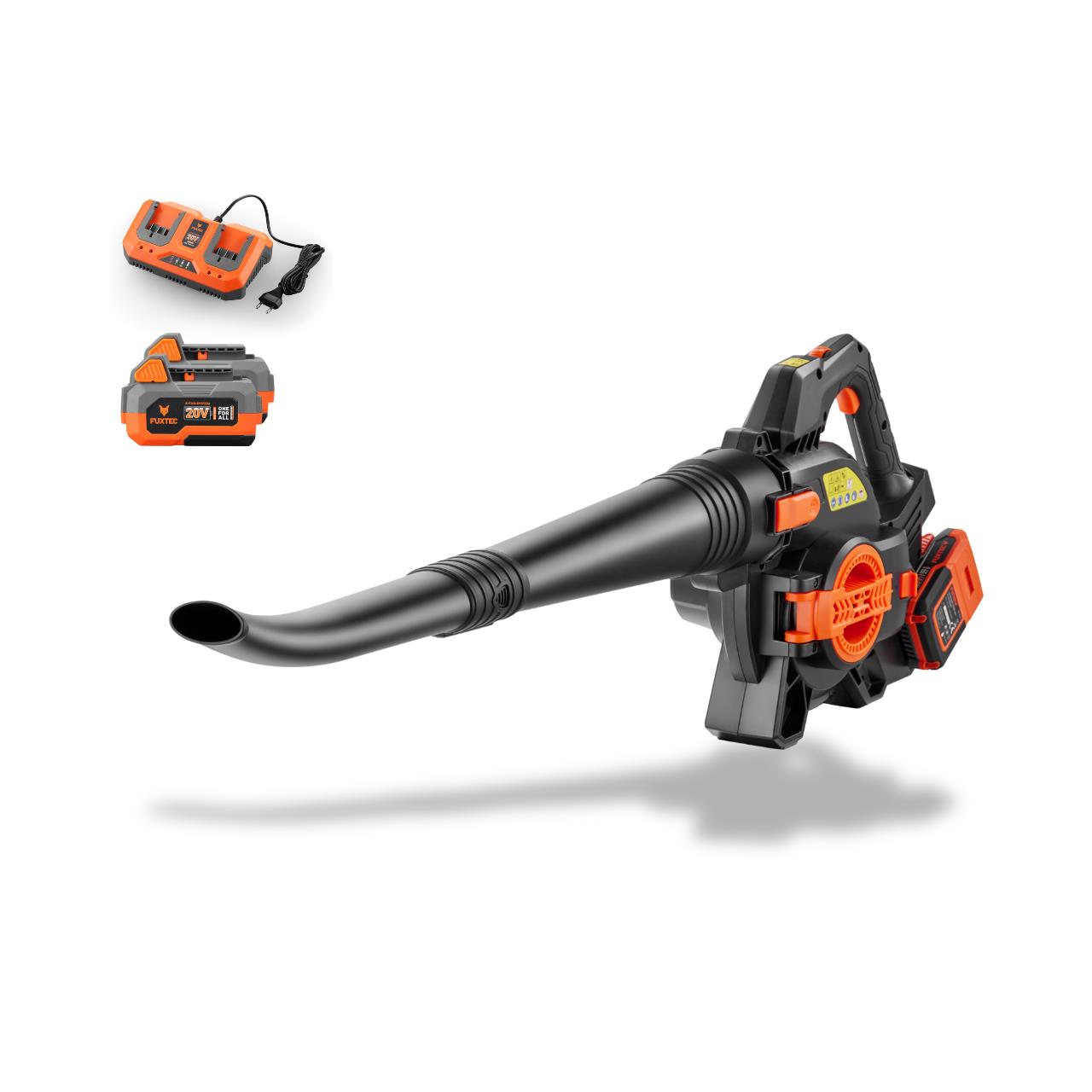 Akumulátorový foukac listí/vysavac FUXTEC 2v1 40 V FX-E2LBS-SET