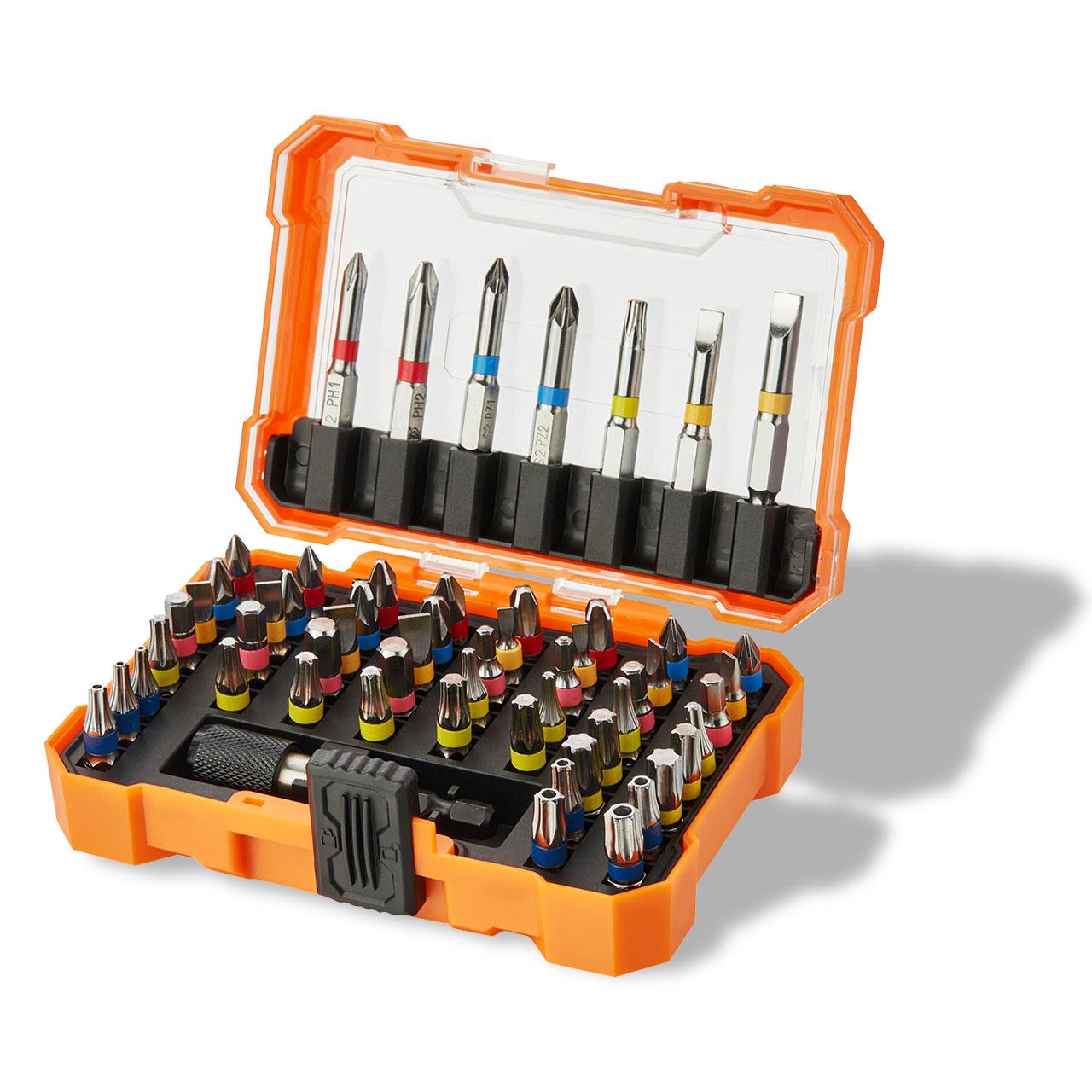 20V akumulátorový šroubovák FX-E1BS20 a sada bitu