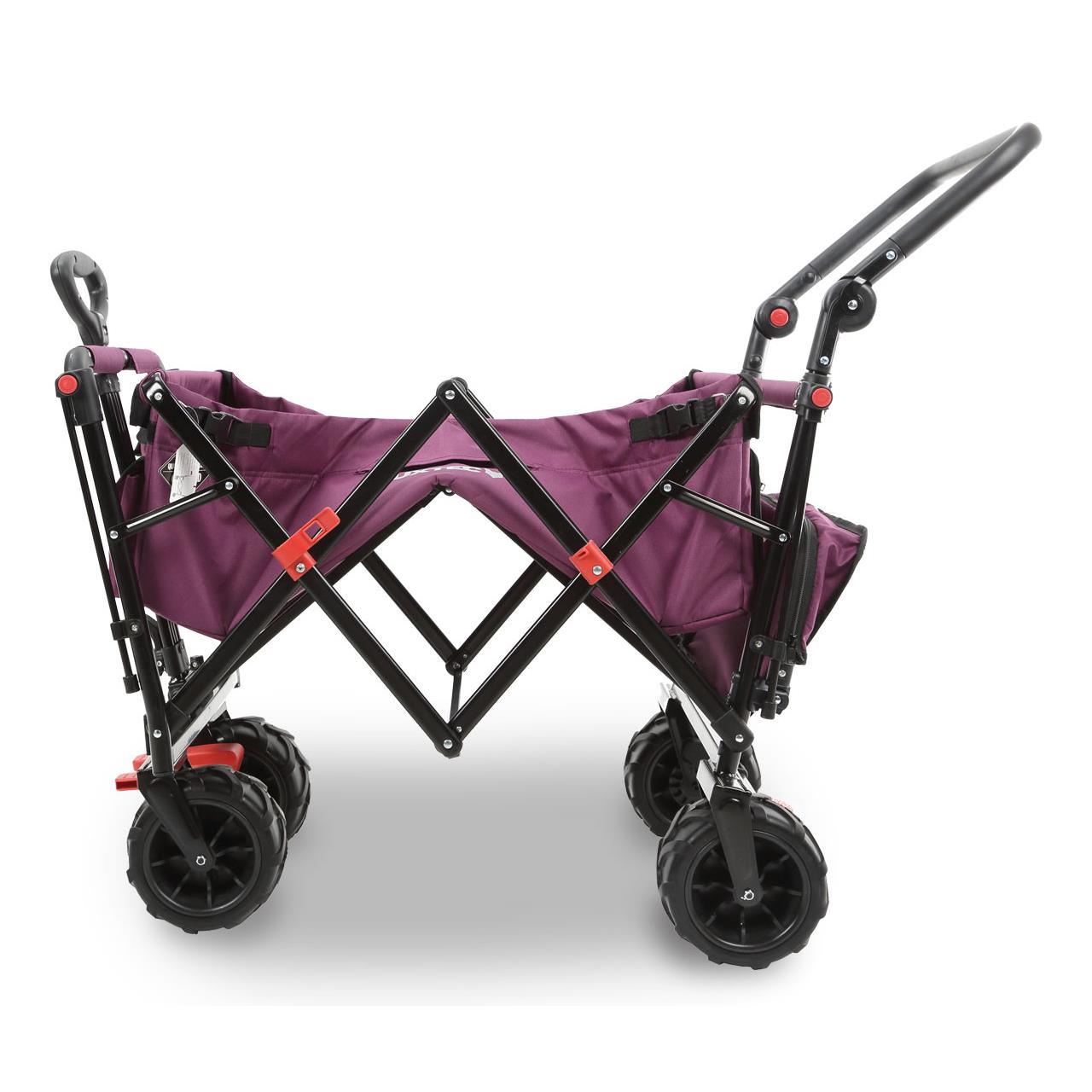 Plážový vozík FUXTEC FX-CTB800 se slunecní stríškou chránenou proti UV zárení, rukojetí a vnitrním rozšírením