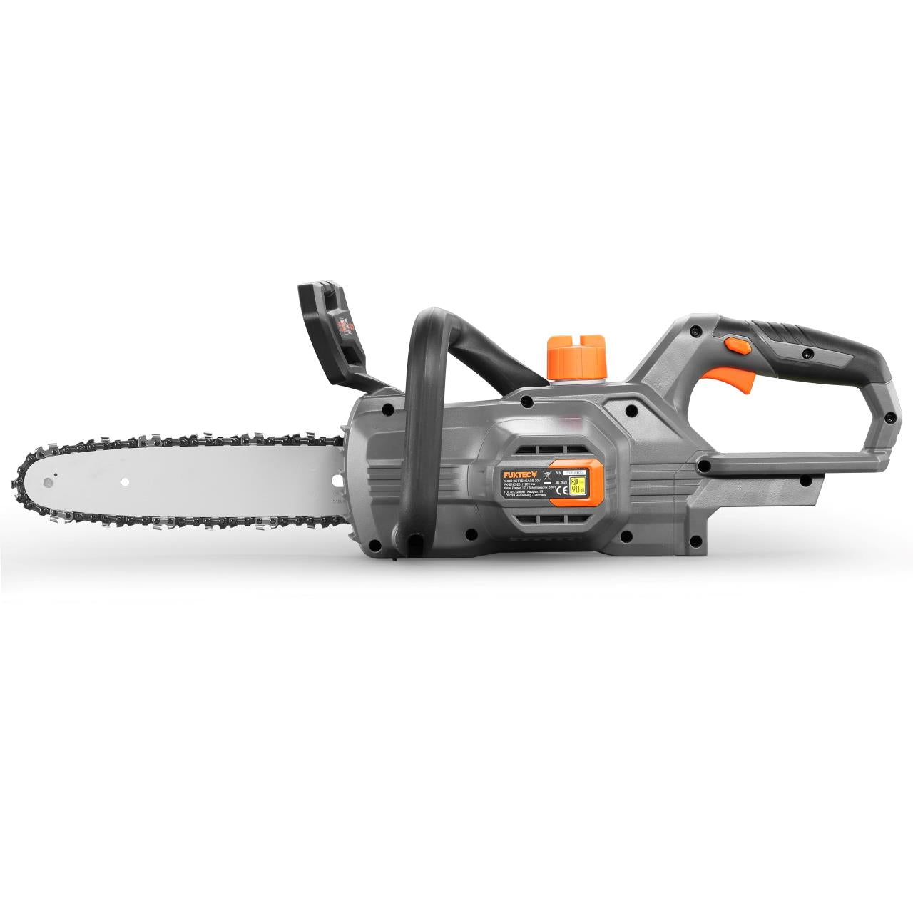 Akumulátorová retezová pila FUXTEC 20V FX-E1KS20 SET 1 s 1 x akumulátorem 2Ah, 1 x nabíjeckou 1A