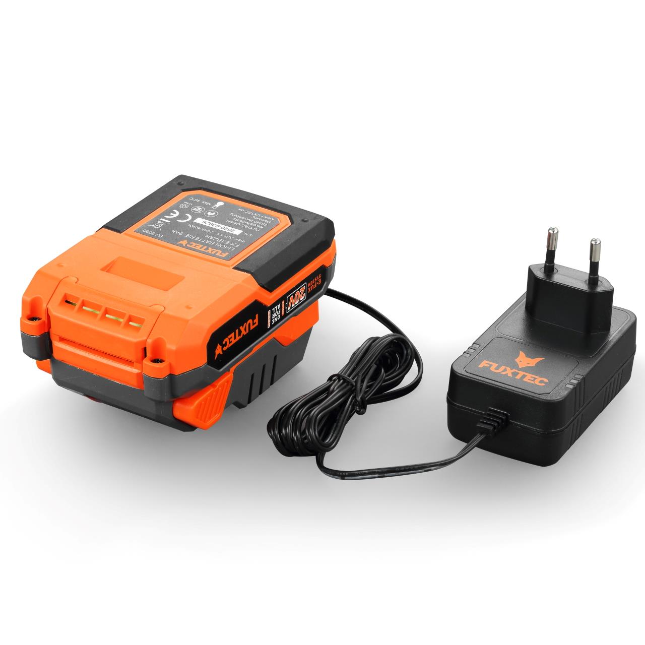 Akumulátorový foukac listí FUXTEC 20V FX-E1LB20 SET 3 s 1 x baterií 4Ah, 1 x nabíjeckou 1A