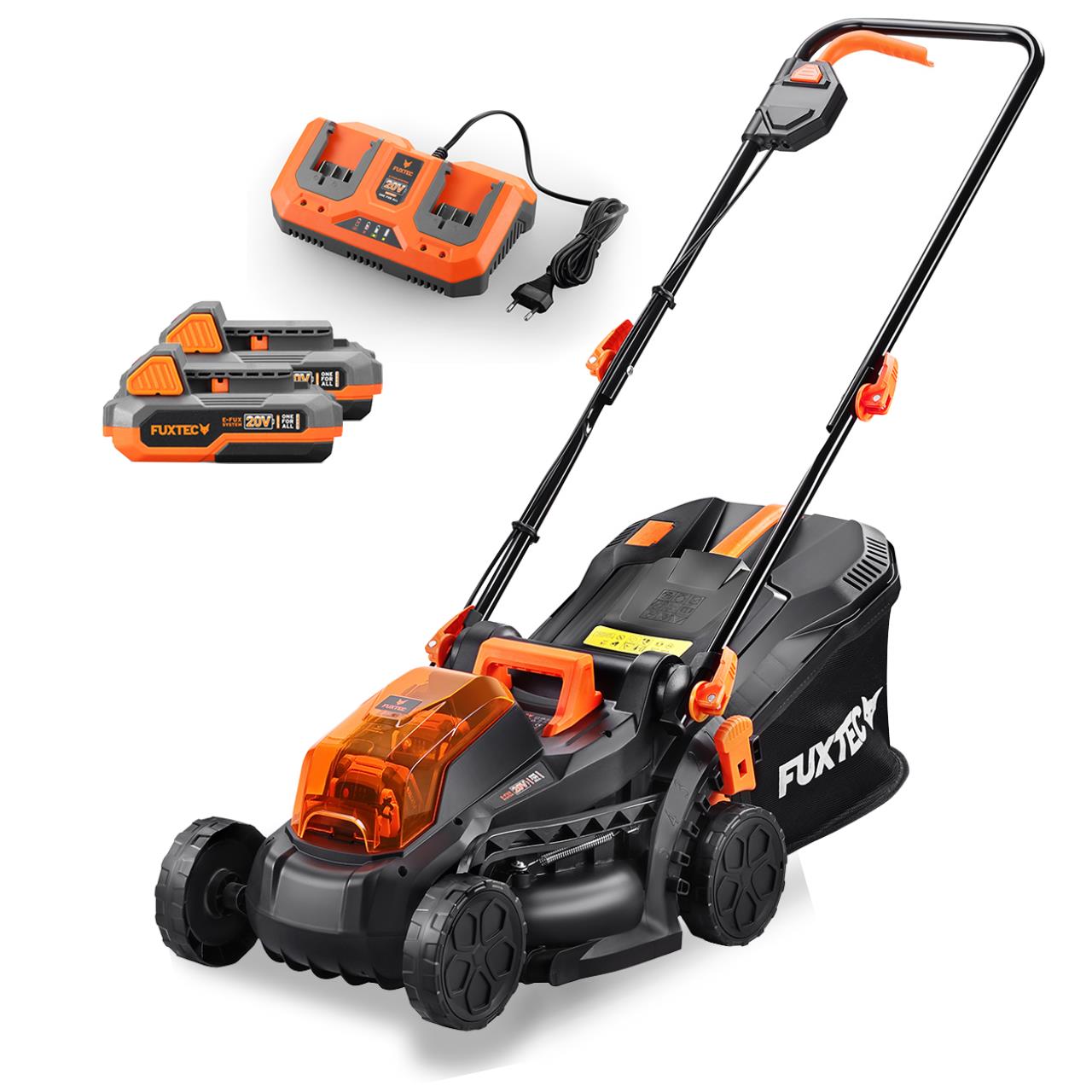 Akumulátorová sekacka FUXTEC 40V FX-E1RM20 SET s 2 x akumulátorem 2Ah, dvojitá nabíjecka 2,4A