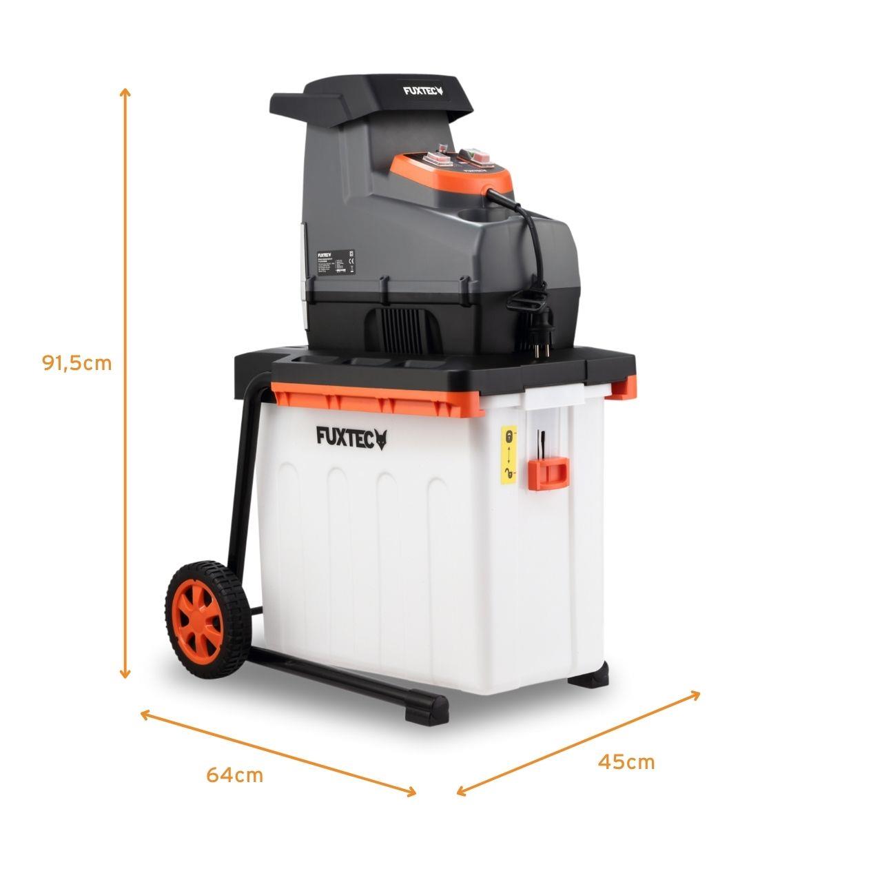 FUXTEC Elektro Gartenhäcksler FX-EGH2800B