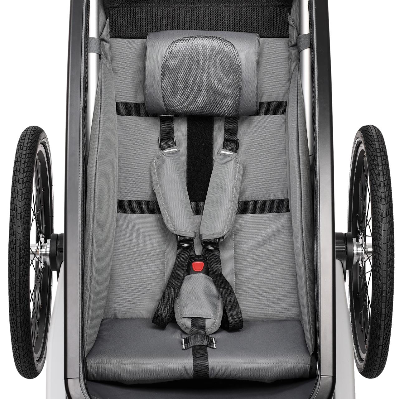 Príves za jízdní kolo FUXTEC FX-FA1S cerný s jogger koleckem