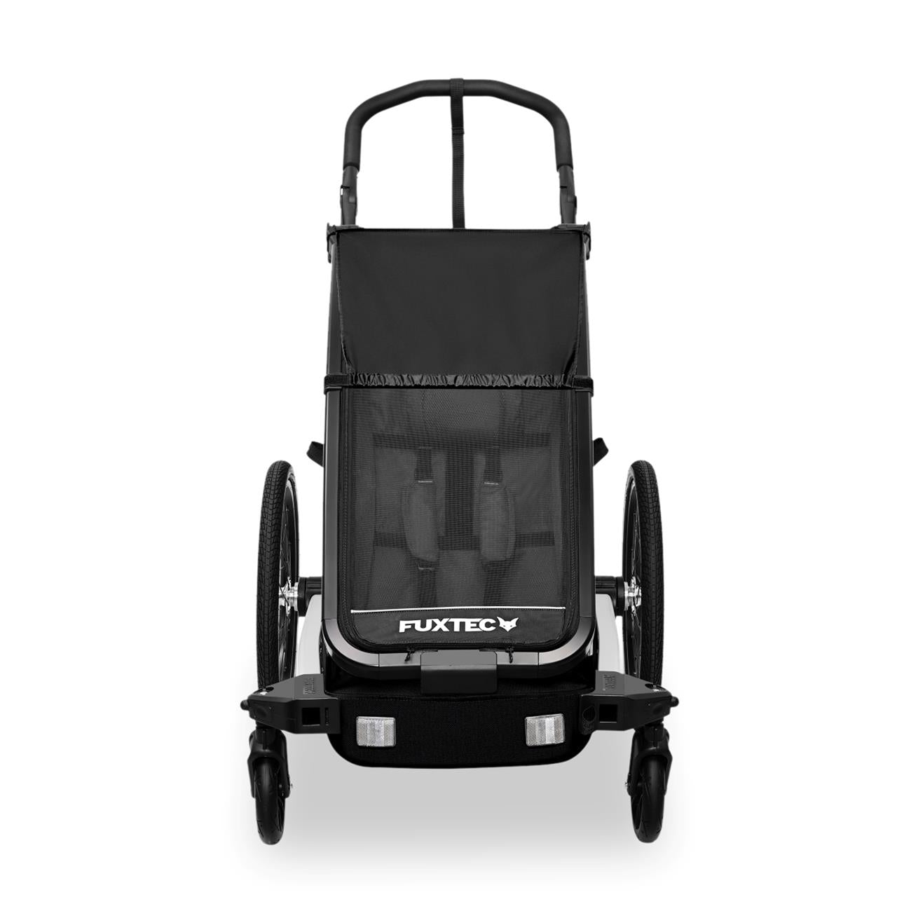 Príves za jízdní kolo FUXTEC FX-FA1S cerný s jogger koleckem