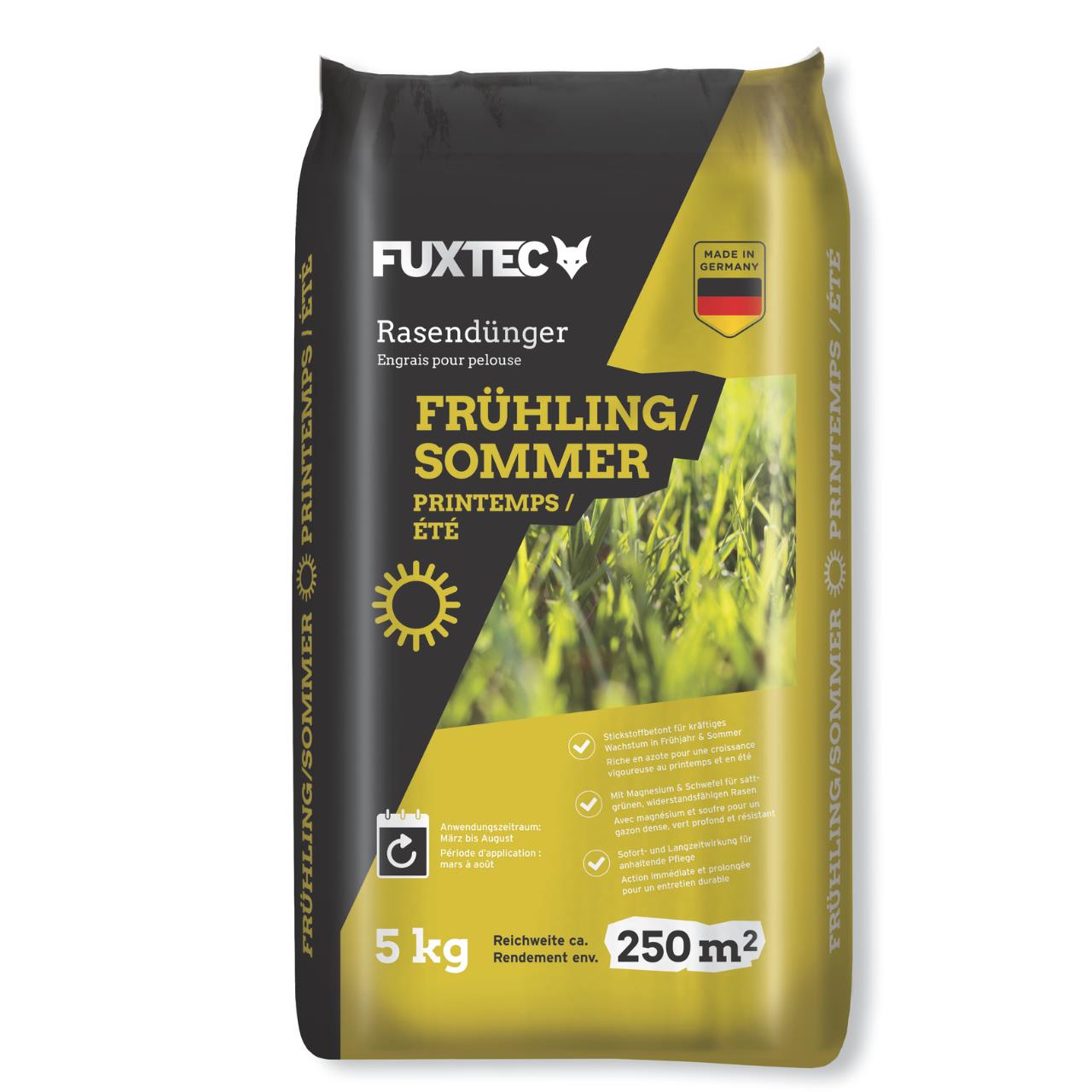FUXTEC hnojivo na trávník jaro/léto FX-RDFS 5kg na 250m2