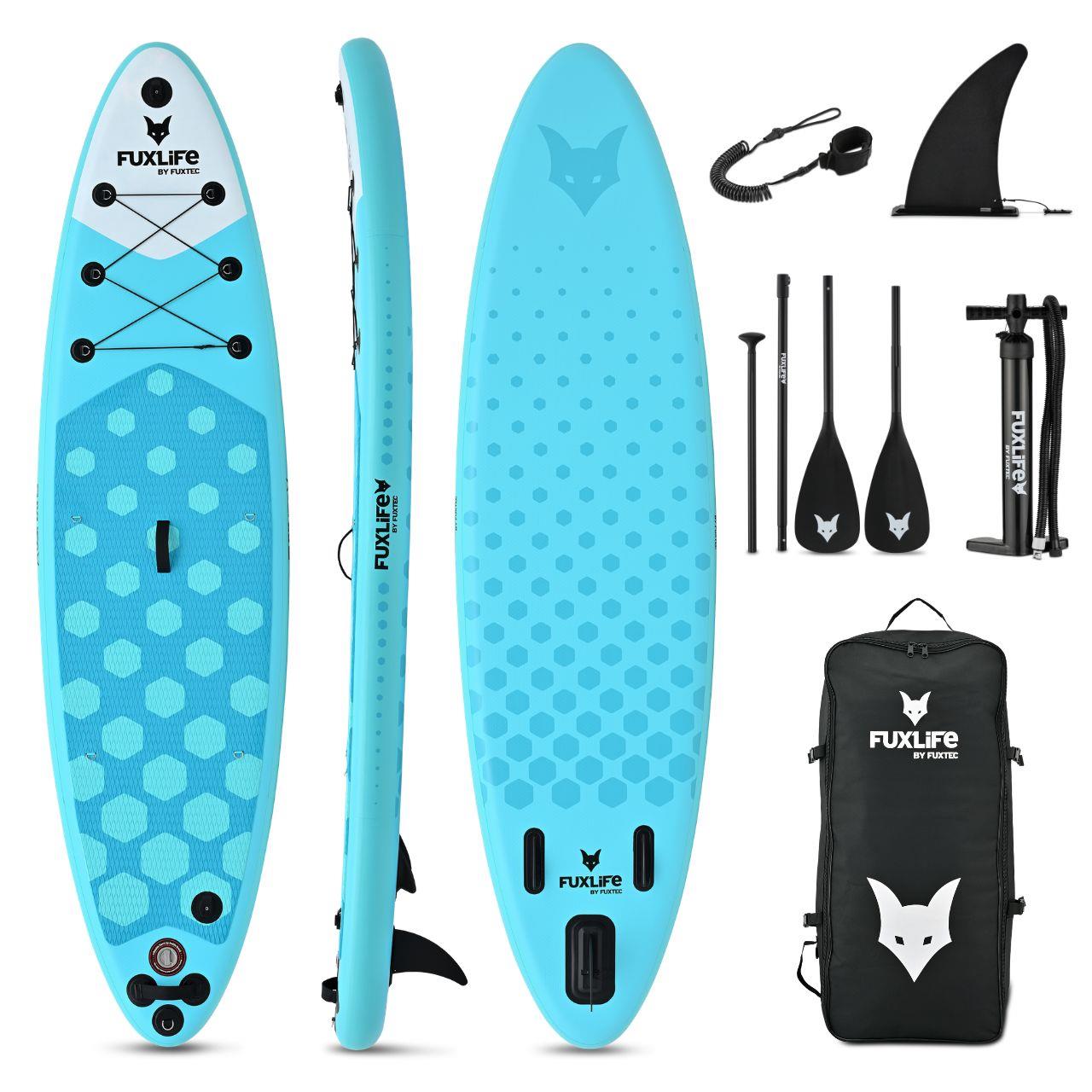 FUXLIFE Stand Up Paddle Board FX-SUP320D1 šedý